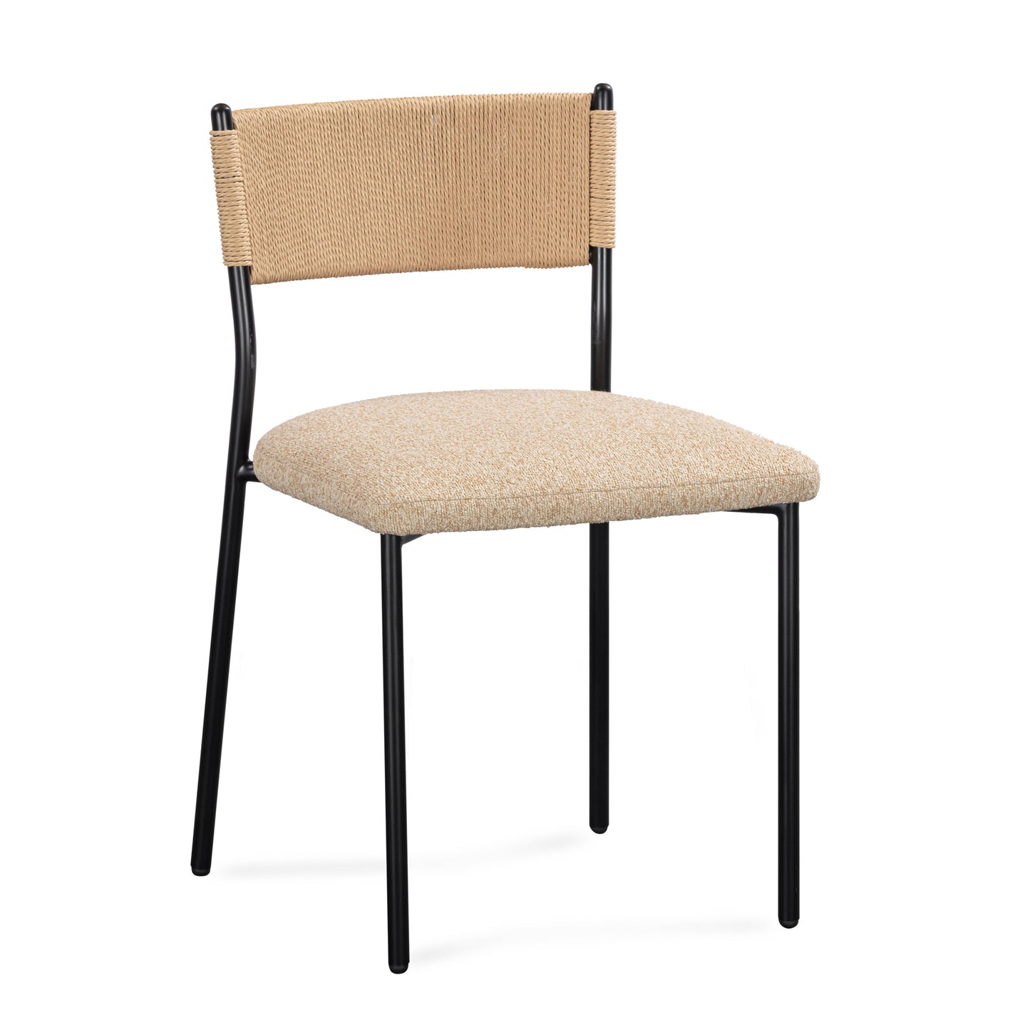 Celine Performance Boucle Dining Chair - Set of 2 Tan by Tov Furniture