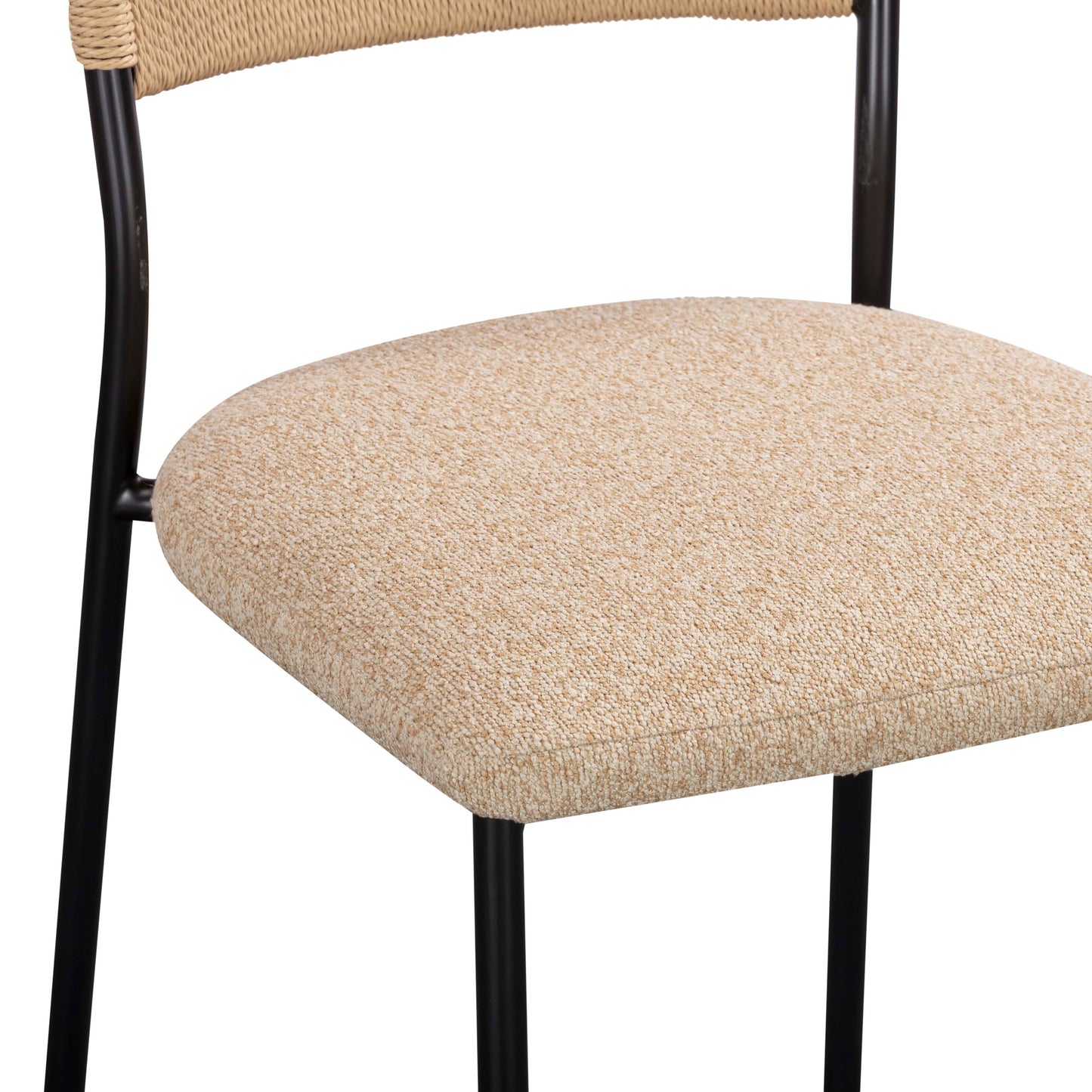 Celine Performance Boucle Dining Chair - Set of 2 Tan by Tov Furniture