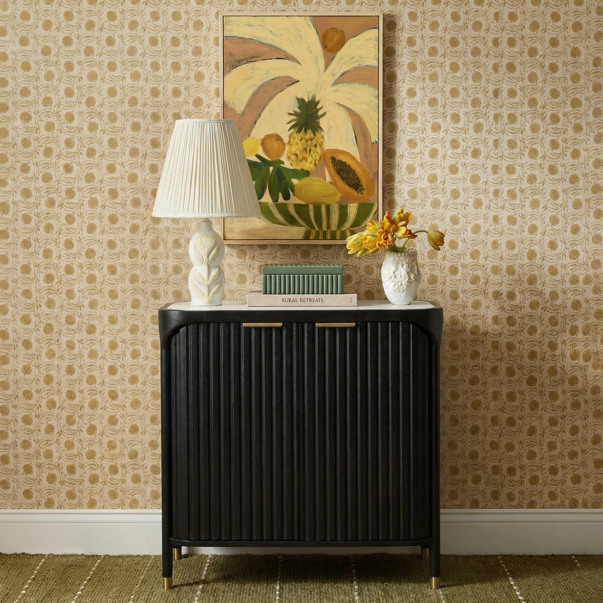 Yaha 36" Black Bar Cabinet by TOV Furniture – photo 2 of 10