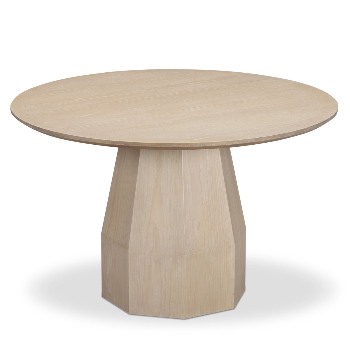 Brocha 48" Driftwood Round Dining Table by TOV Furniture – photo 2 of 6
