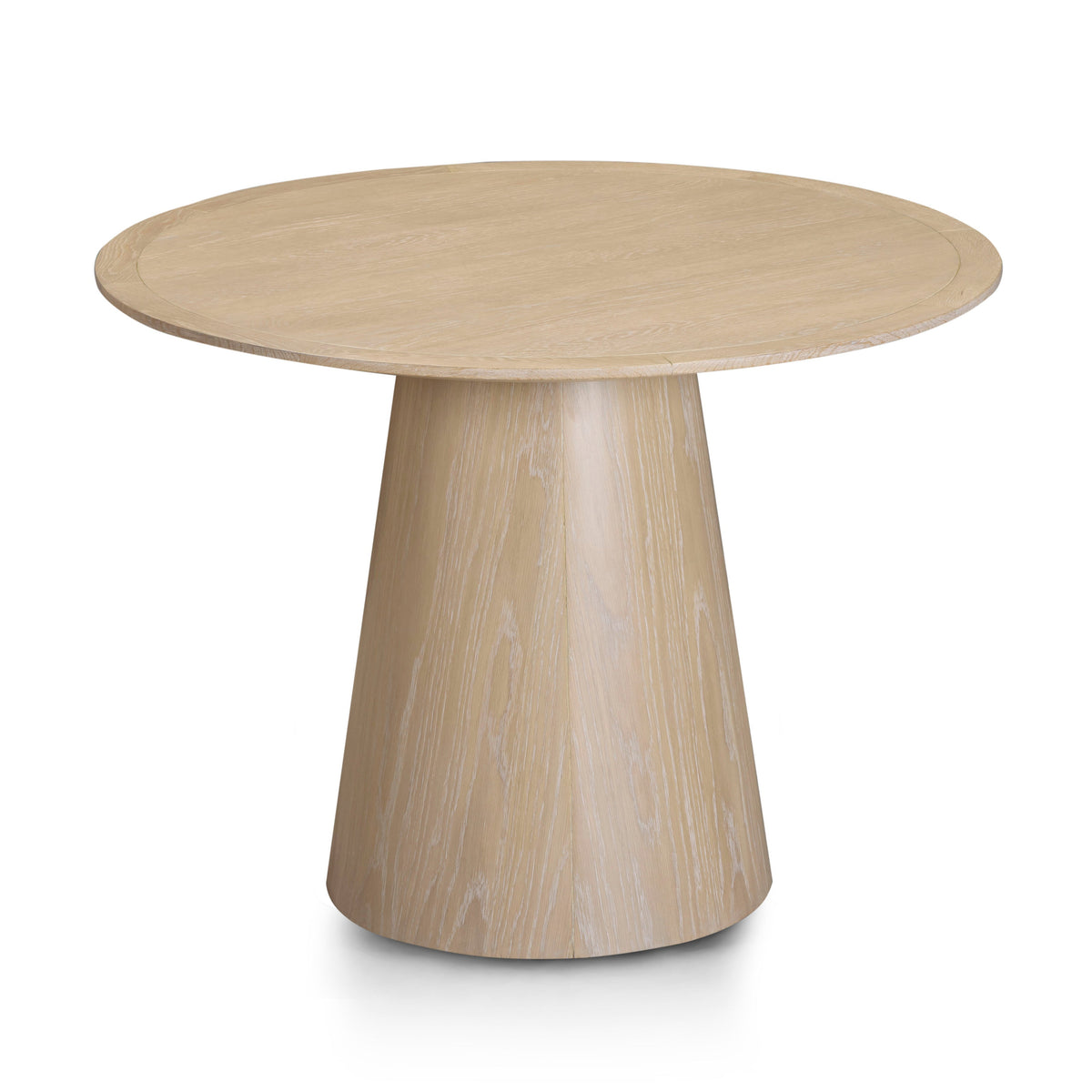 Sahara Driftwood 41" Round Oak Dining Table by TOV Furniture – photo 3 of 7