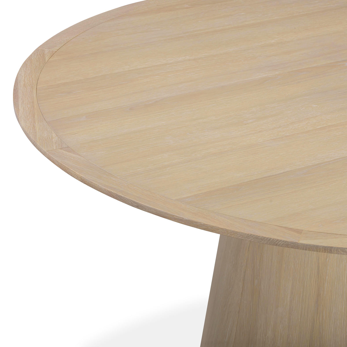Sahara Driftwood 60" Round Oak Dining Table by TOV Furniture – photo 4 of 6