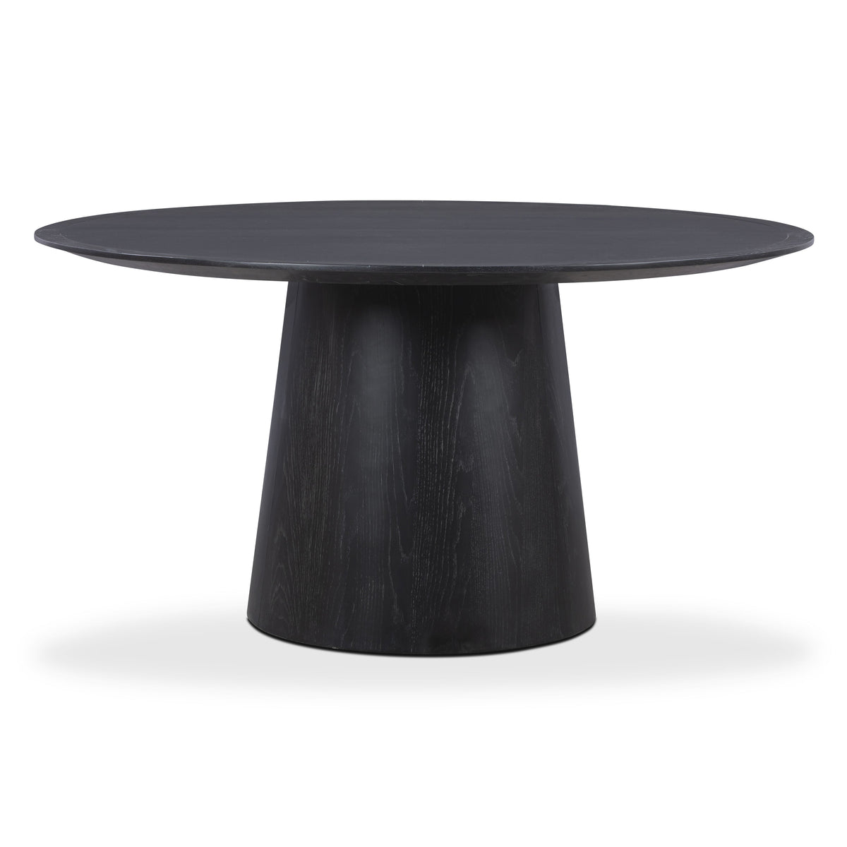 Sahara Black Oak 60" Round Dining Table by TOV Furniture – photo 3 of 8