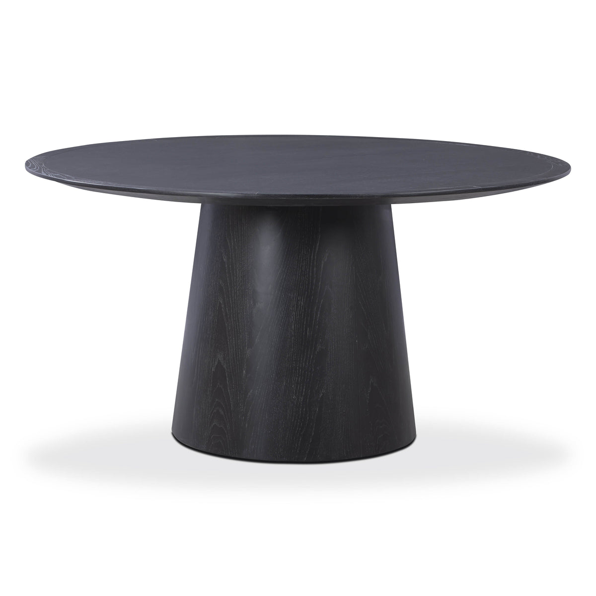 Sahara Black Oak 60" Round Dining Table by TOV Furniture – photo 4 of 8