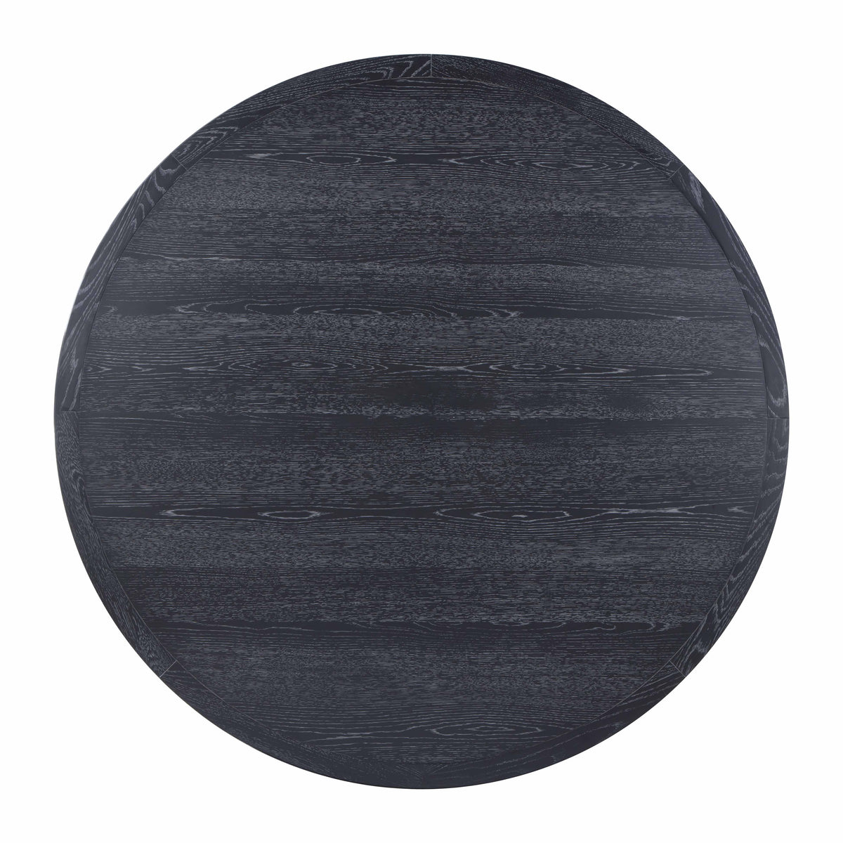 Sahara Black Oak 60" Round Dining Table by TOV Furniture – photo 5 of 8