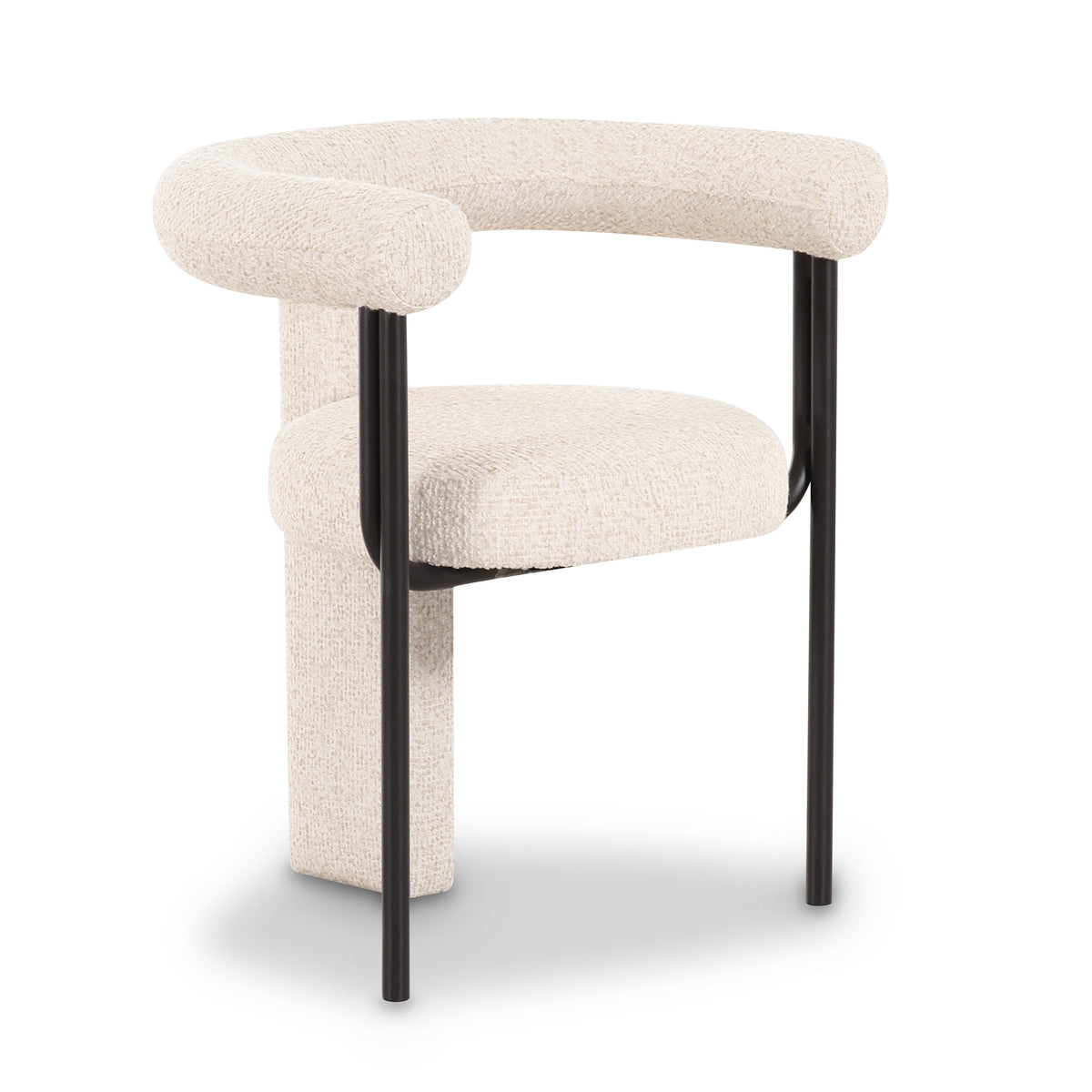 Synn Cream Performance Boucle Dining Chair by TOV Furniture – photo 3 of 7