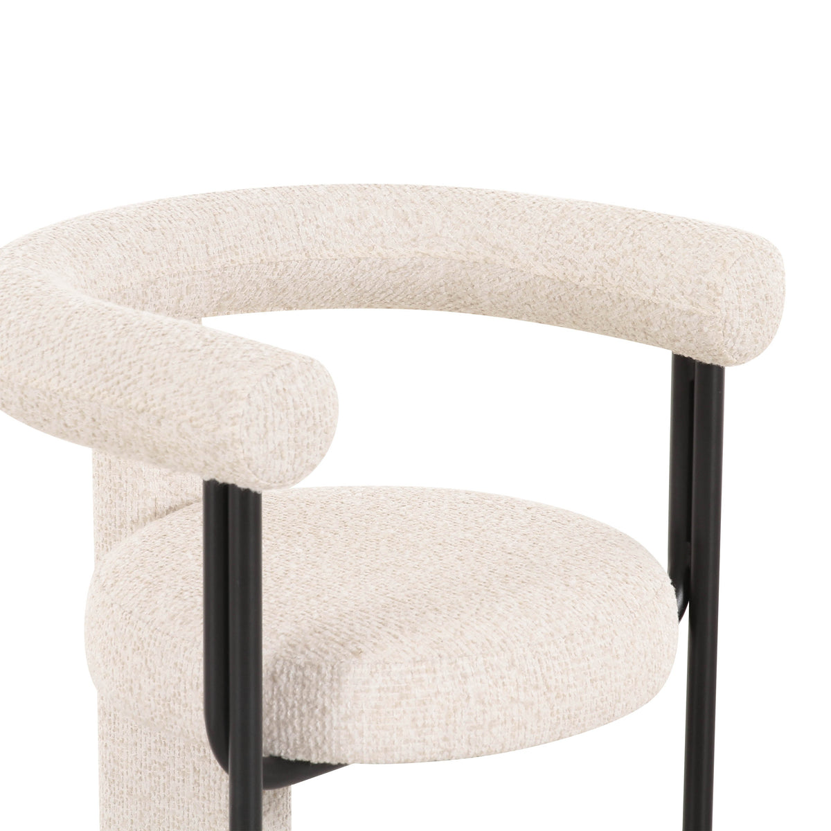 Synn Cream Performance Boucle Dining Chair by TOV Furniture – photo 5 of 7
