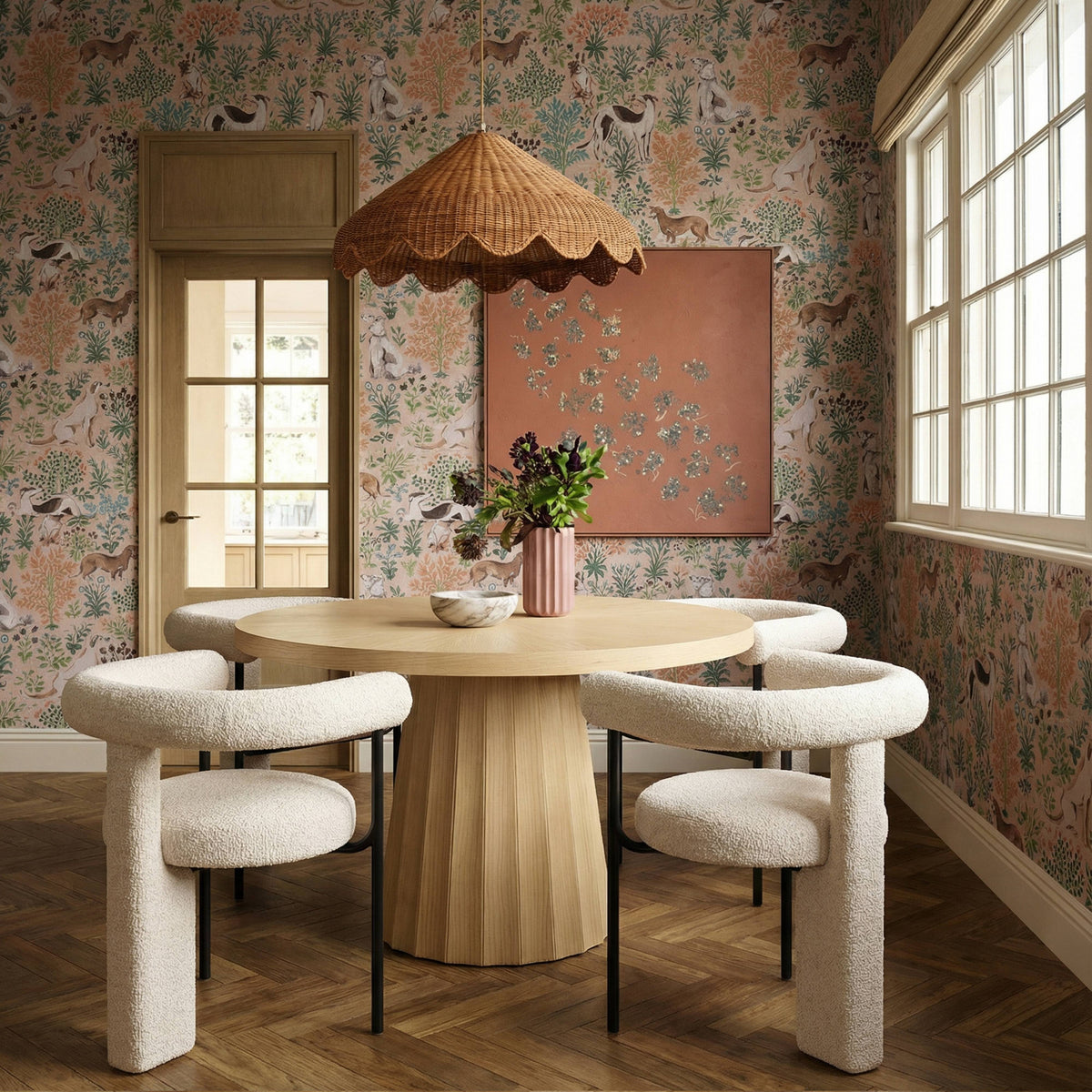 Synn Cream Performance Boucle Dining Chair by TOV Furniture – photo 2 of 7