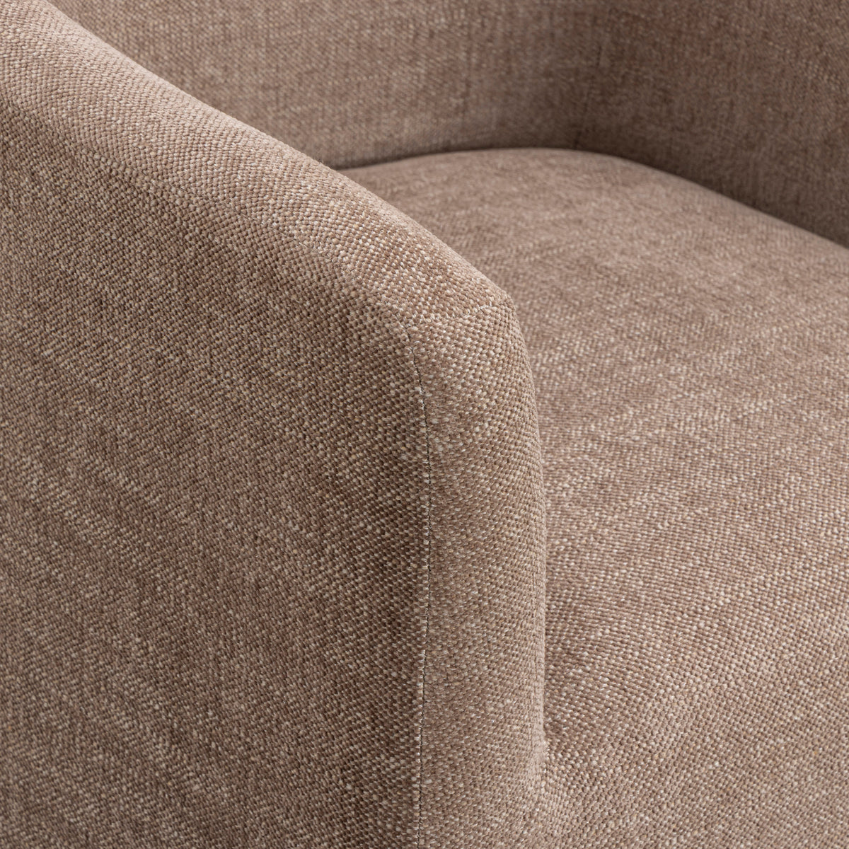 Helena Milk Chocolate Brown Tall Textured Weave Performance Fabric Dining Chair by TOV Furniture – photo 4 of 7