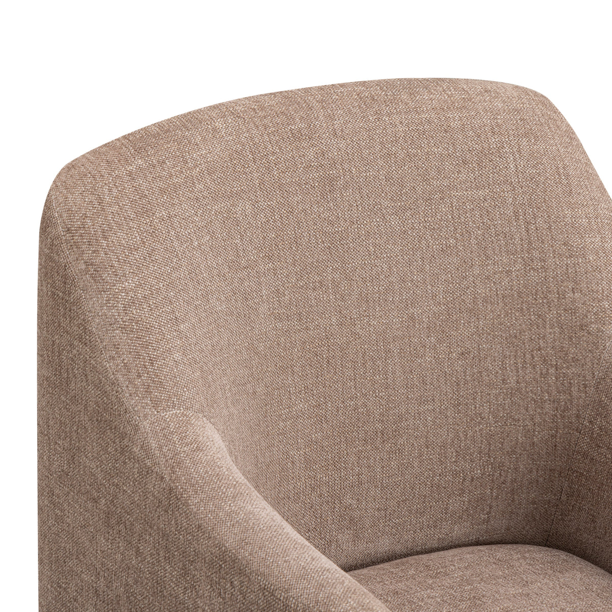 Helena Milk Chocolate Brown Tall Textured Weave Performance Fabric Dining Chair by TOV Furniture – photo 5 of 7