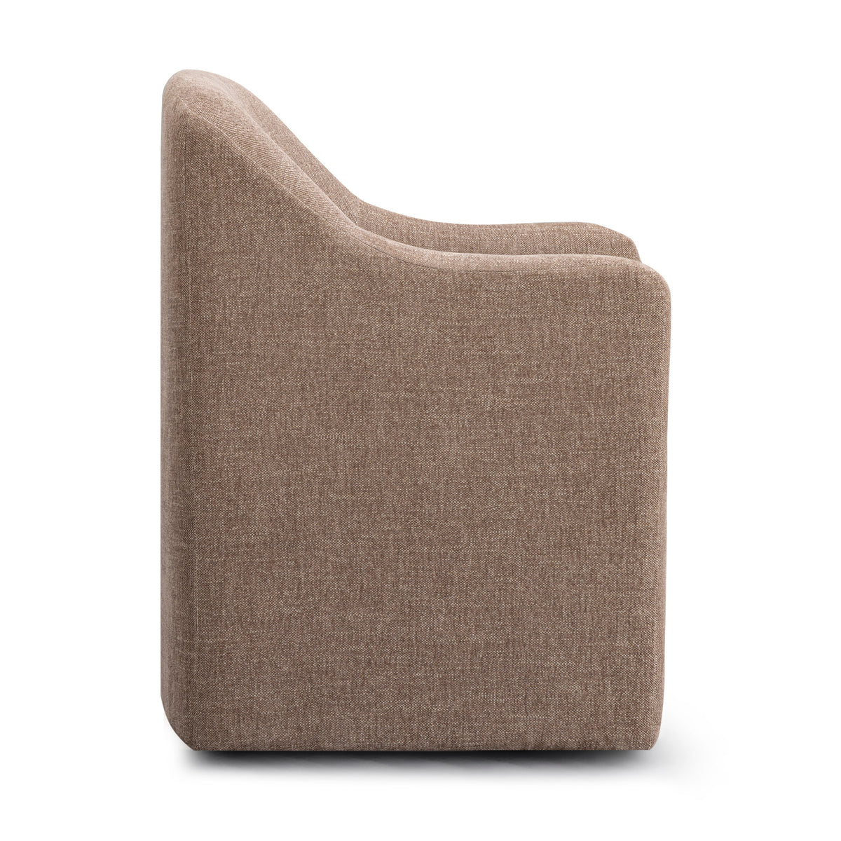 Helena Milk Chocolate Brown Tall Textured Weave Performance Fabric Dining Chair by TOV Furniture – photo 6 of 7
