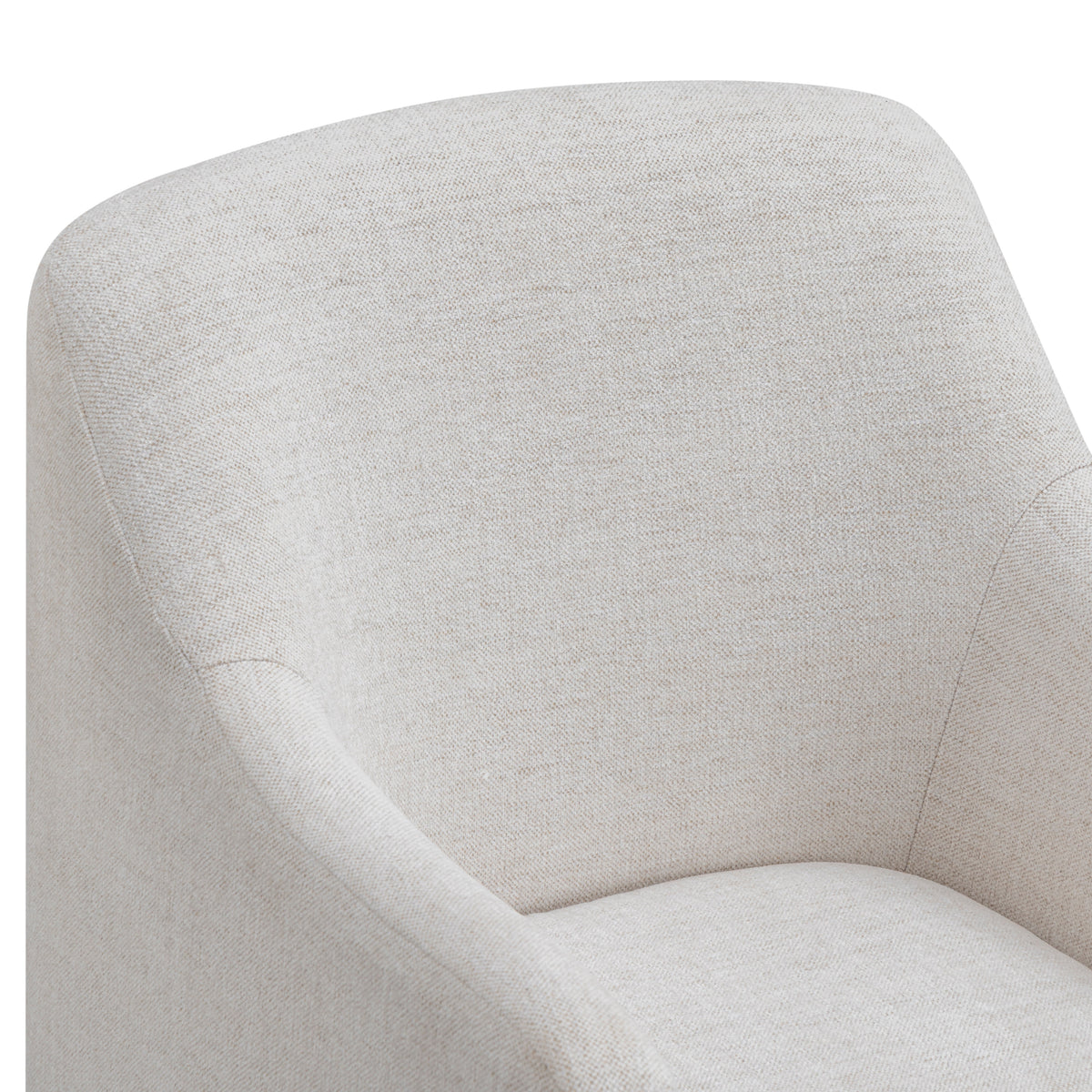Helena Off White Tall Textured Weave Performance Fabric Dining Chair by TOV Furniture – photo 4 of 7