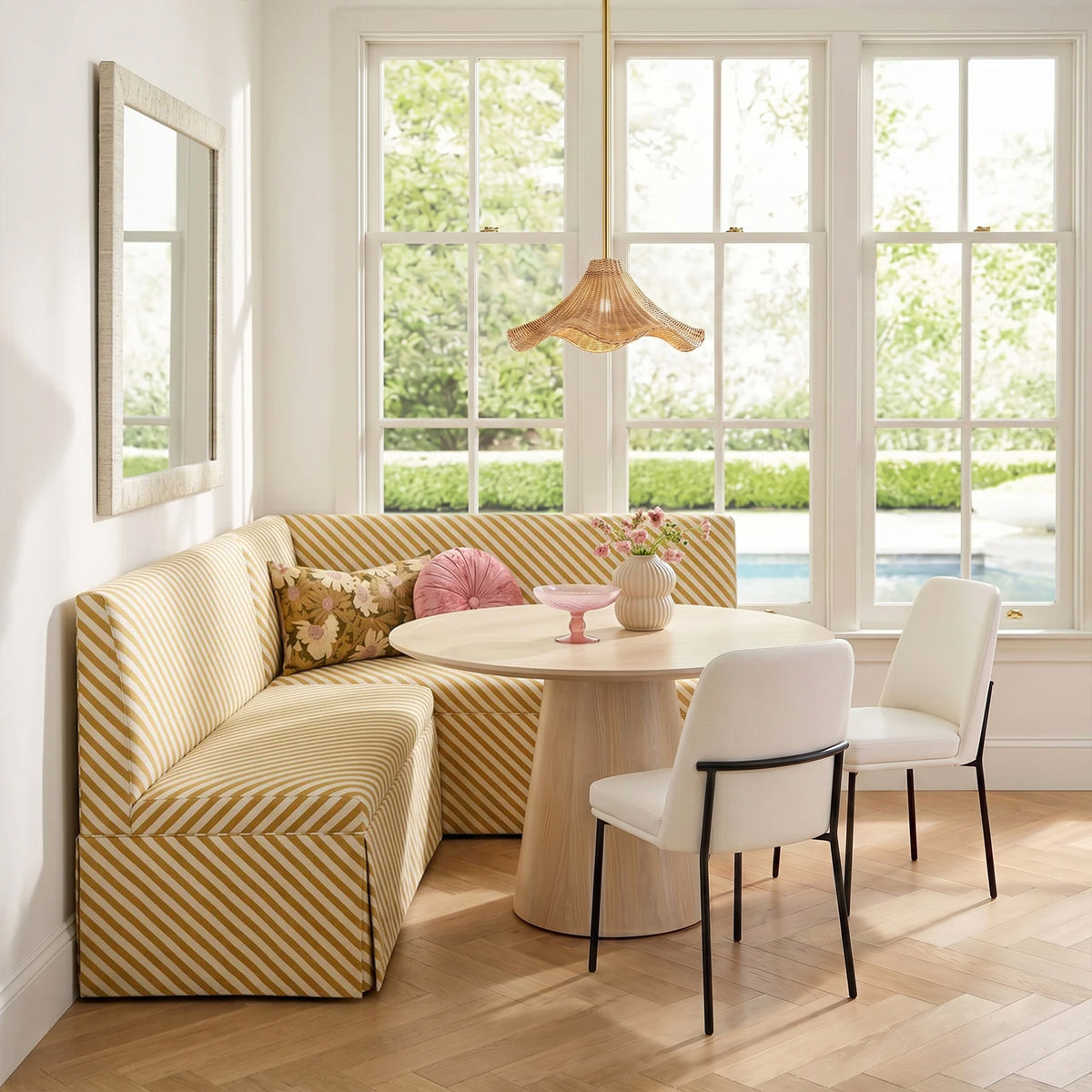 Sydney Cream Performance Vegan Leather Dining Chair - Set of 2 by TOV Furniture – photo 2 of 7
