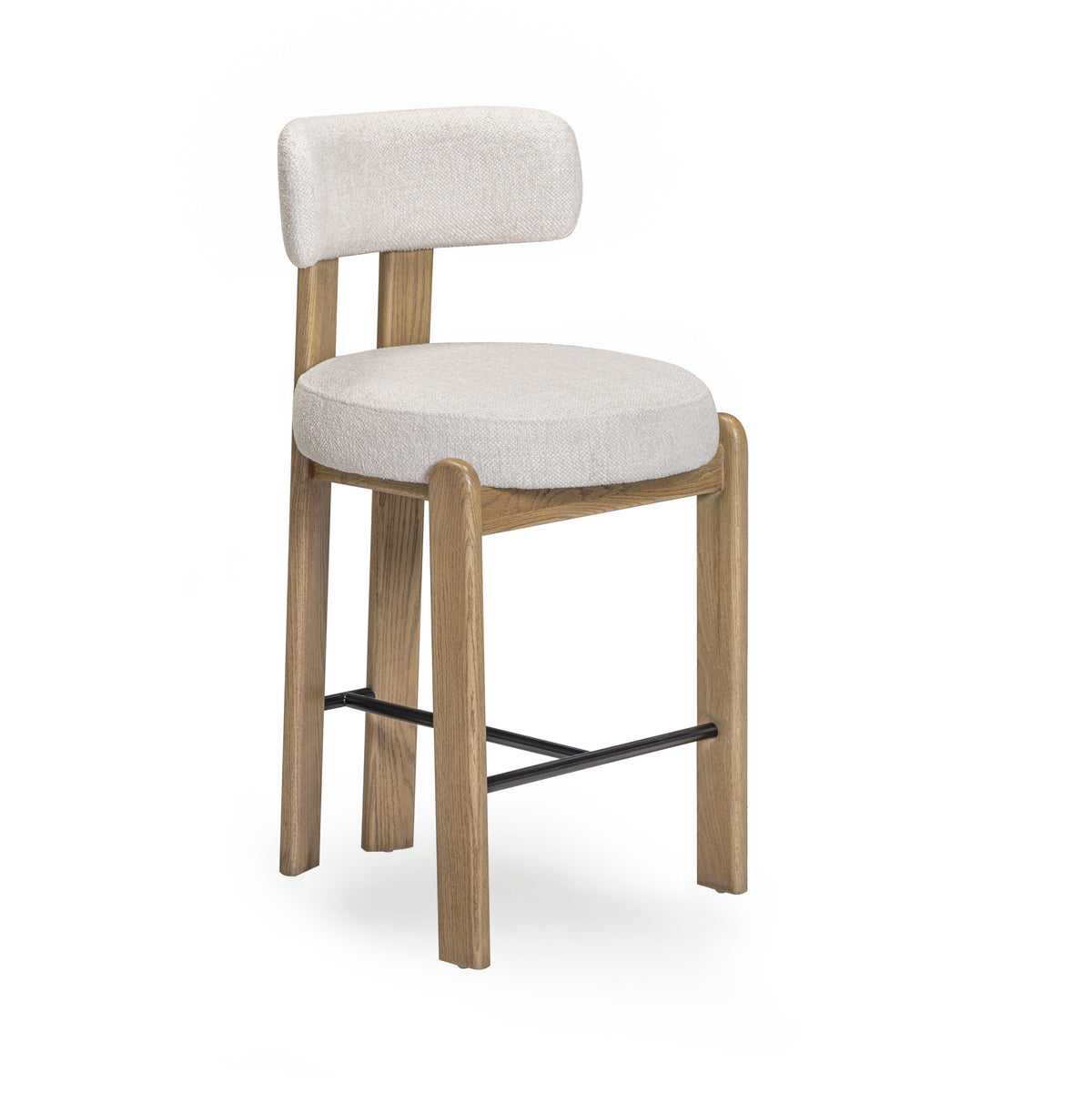 Odessa Cream Performance Fabric Counter Stool by TOV Furniture – photo 3 of 7