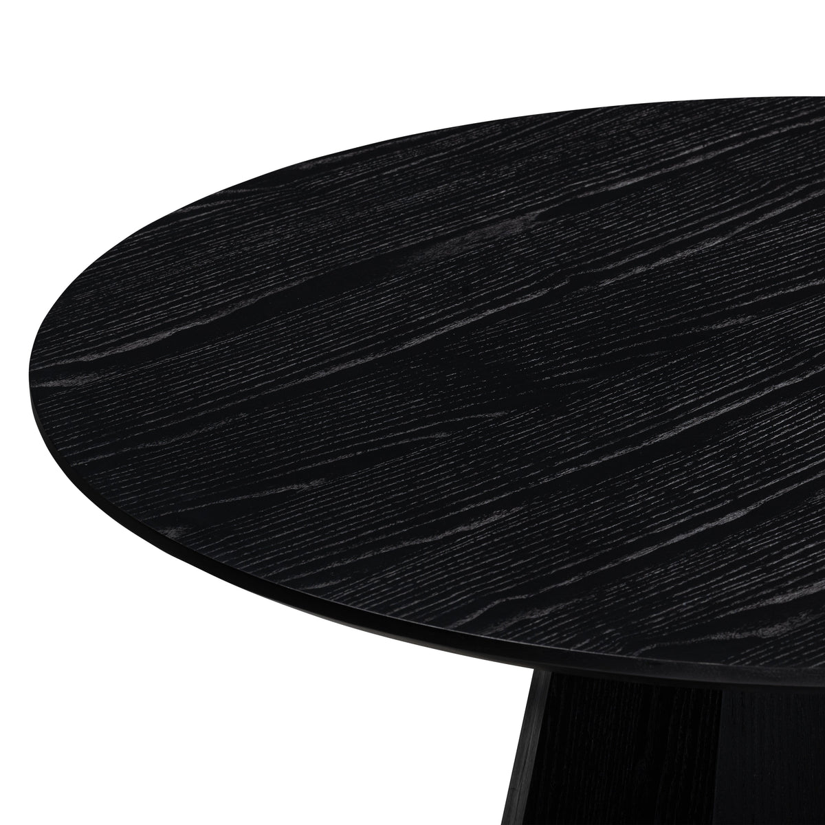 Brocha 48" Black Round Dining Table by TOV Furniture – photo 3 of 6