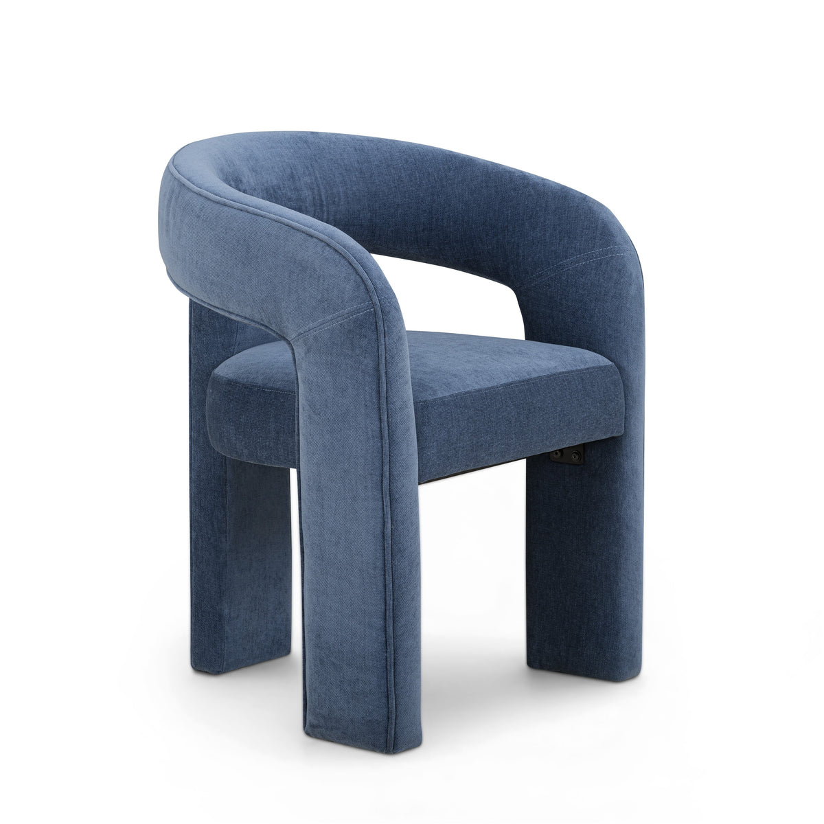 Malone Denim Blue Performance Fabric Dining Chair by TOV Furniture – photo 3 of 7