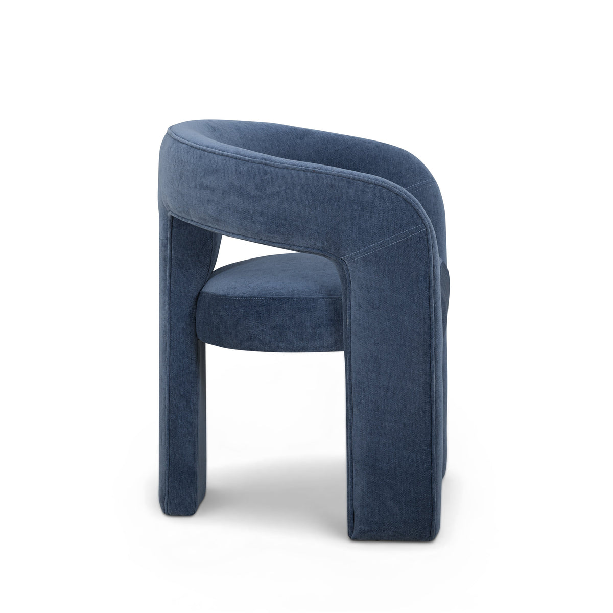 Malone Denim Blue Performance Fabric Dining Chair by TOV Furniture – photo 4 of 7