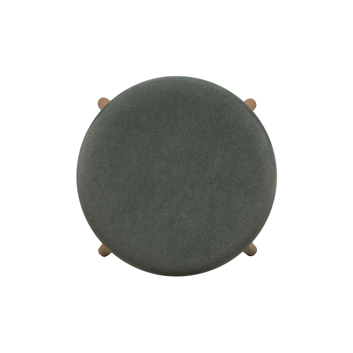 Oodle Green Performance Vegan Mohair Light Walnut Counter Stool by TOV Furniture – photo 5 of 6