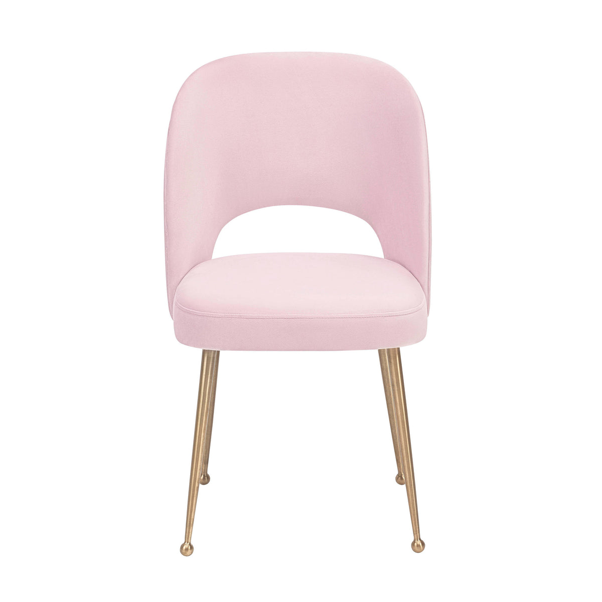 Swell Blush Performance Velvet Dining Chair by TOV Furniture – photo 3 of 6