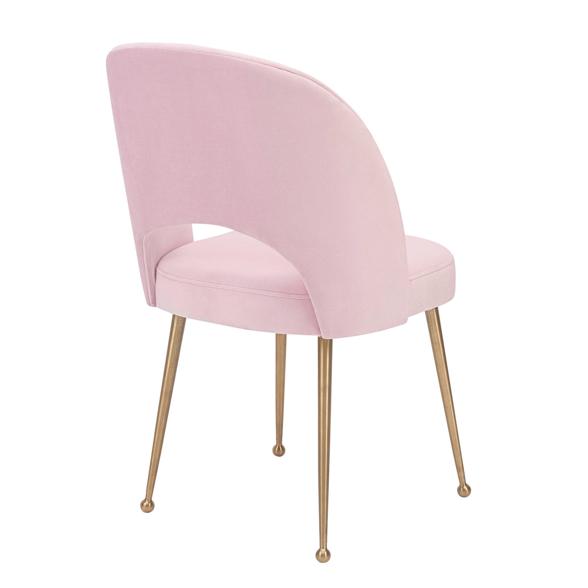 Swell Blush Performance Velvet Dining Chair by TOV Furniture – photo 4 of 6