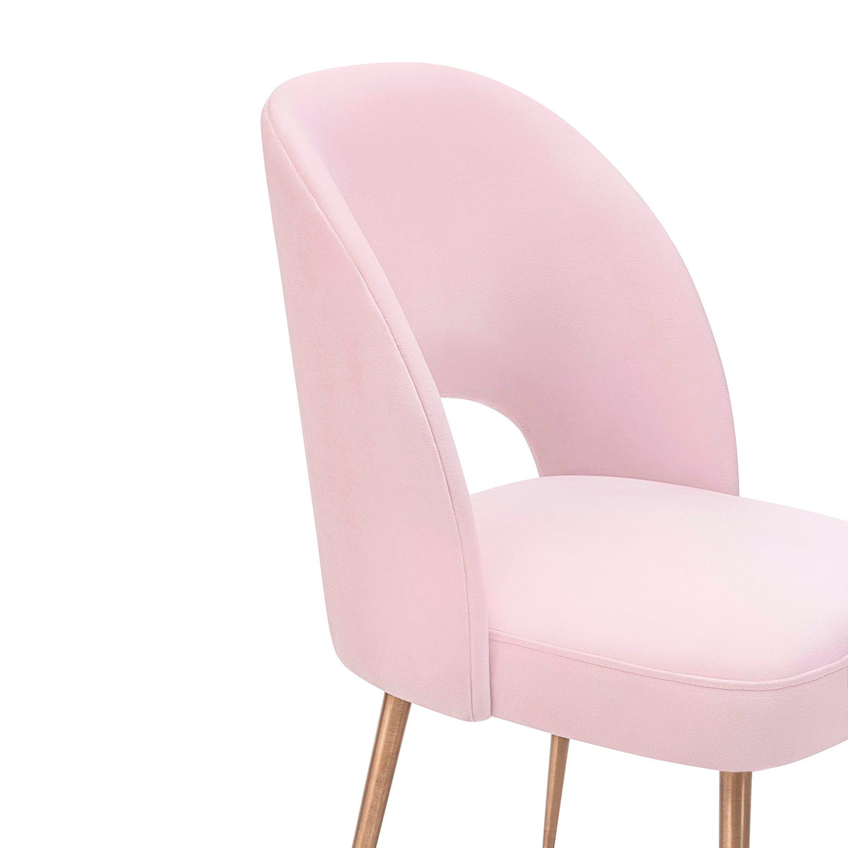 Swell Blush Performance Velvet Dining Chair by TOV Furniture – photo 5 of 6