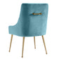 Beatrix Velvet Side Chair by TOV D7222