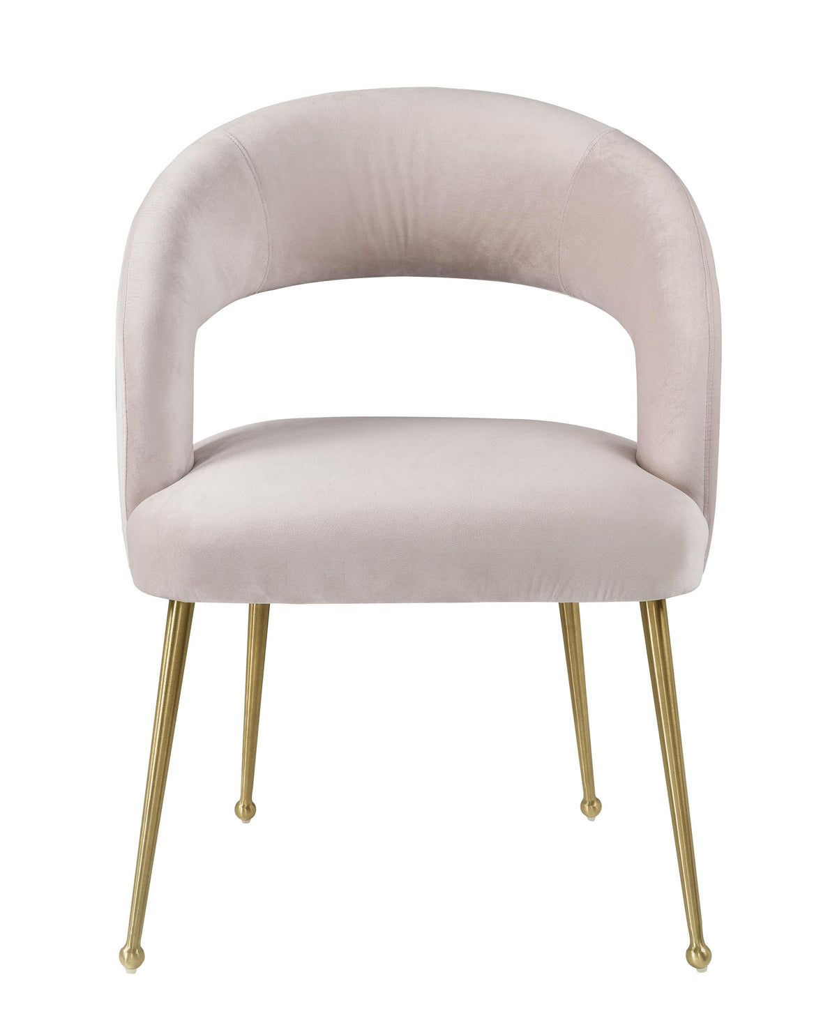 Rocco Blush Performance Velvet Dining Chair by TOV Furniture – photo 3 of 6