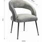 Rocco Velvet Dining Chair by TOV D6186