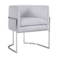 Giselle Velvet Dining Chair With Silver Base by TOV D6302