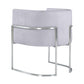 Giselle Velvet Dining Chair With Silver Base by TOV D6300