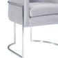 Giselle Velvet Dining Chair With Silver Base by TOV D6302