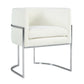 Giselle Velvet Dining Chair With Silver Base by TOV D6302