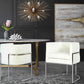 Giselle Velvet Dining Chair With Silver Base by TOV D6300