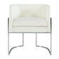 Giselle Velvet Dining Chair With Silver Base by TOV D6302