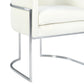 Giselle Velvet Dining Chair With Silver Base by TOV D6302