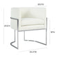 Giselle Velvet Dining Chair With Silver Base by TOV D6302