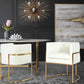 Giselle Velvet Dining Chair With Gold Base by TOV D6303
