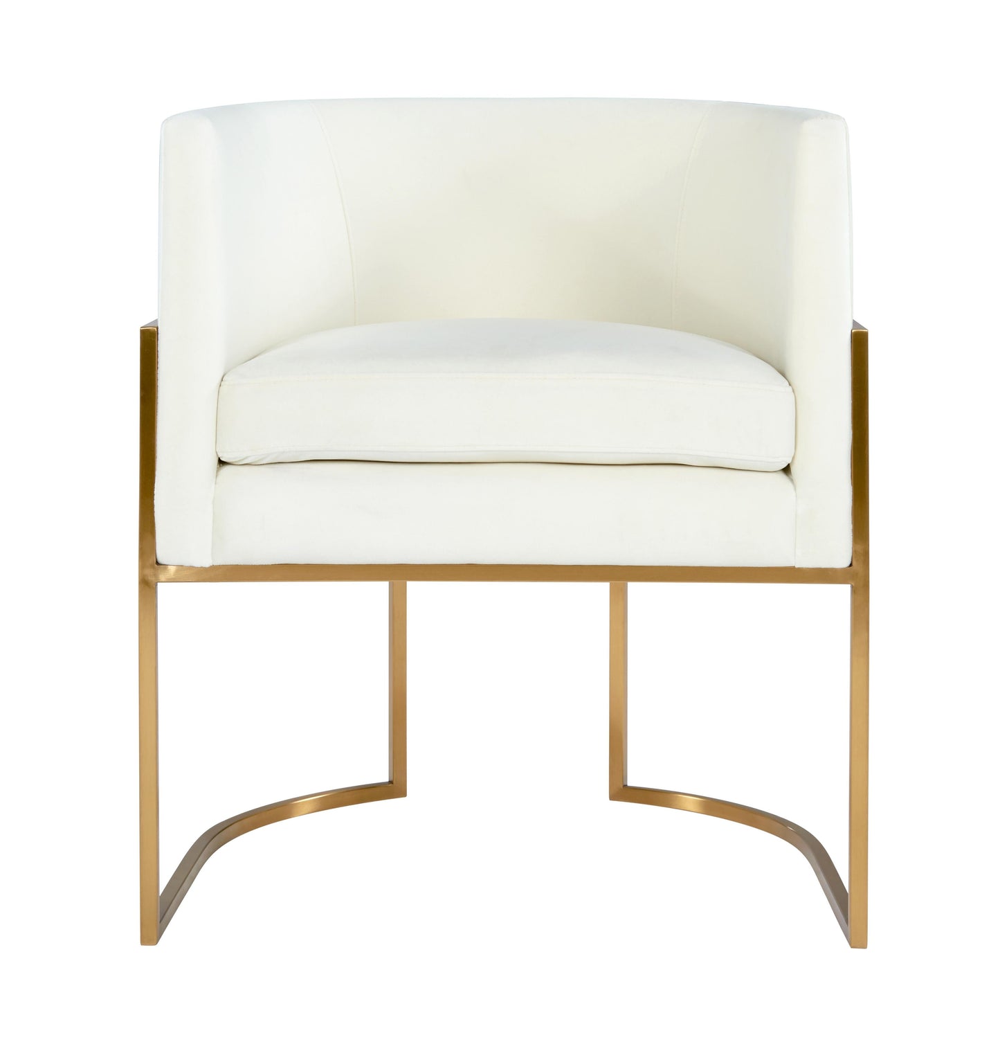 Giselle Velvet Dining Chair With Gold Base by TOV D6301