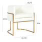 Giselle Velvet Dining Chair With Gold Base by TOV D6301