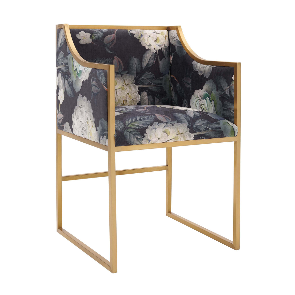 Atara Performance Velvet Dining Chair in Floral by TOV Furniture – photo 1 of 6