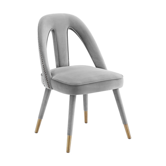 Petra Velvet Side Chair by TOV D6363