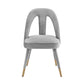 Petra Velvet Side Chair by TOV D6364