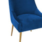 Beatrix Pleated Velvet Side Chair by TOV D6395