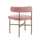 Kim Velvet Dining Chair by TOV D6432