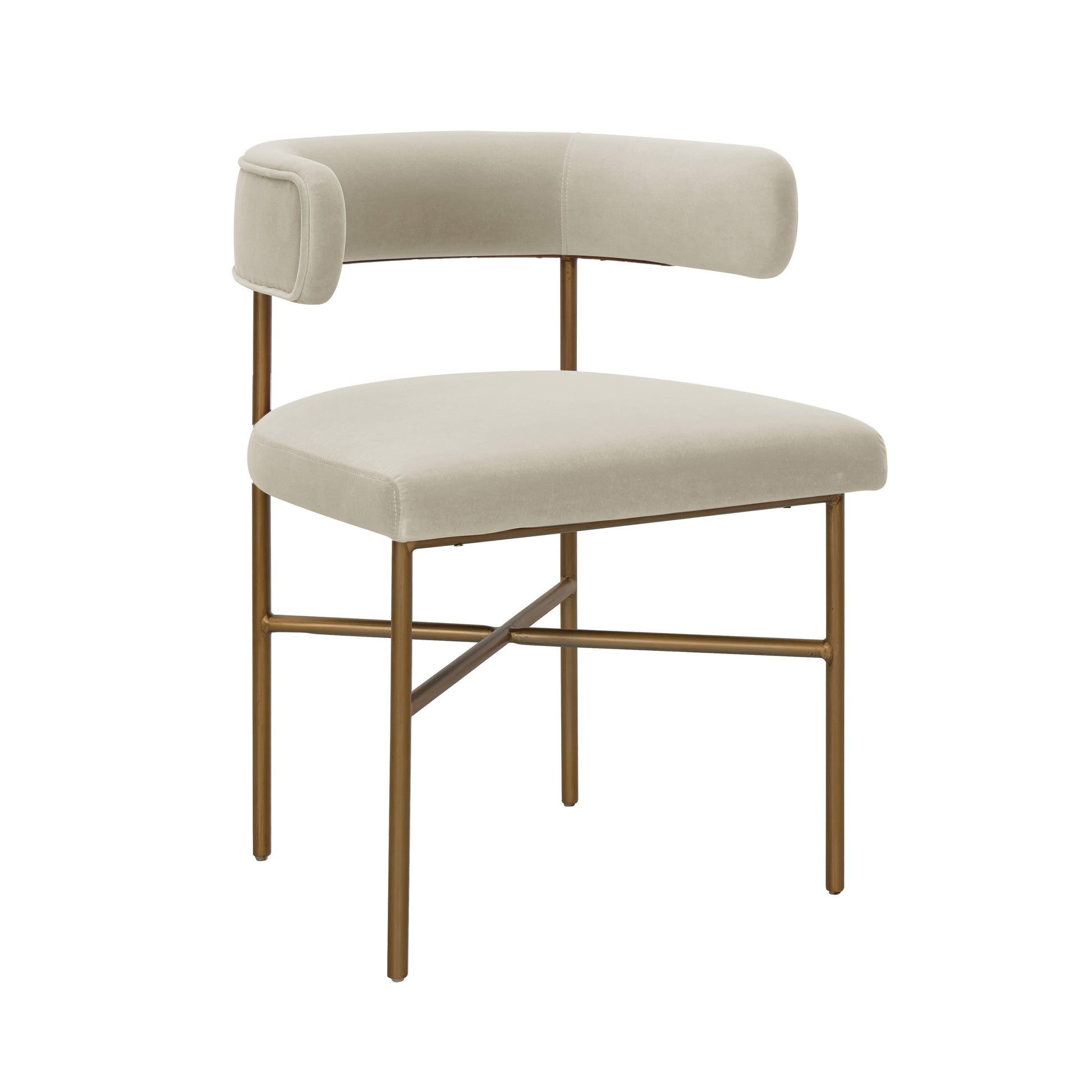 Kim Velvet Dining Chair by TOV D6433