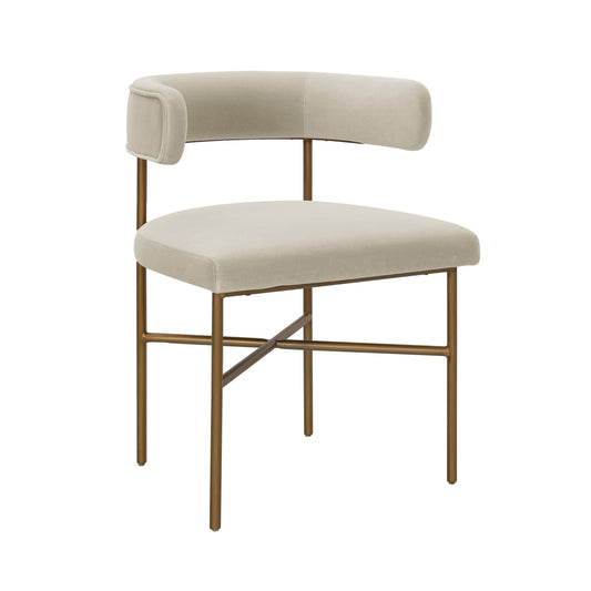 Kim Velvet Dining Chair by TOV D6433