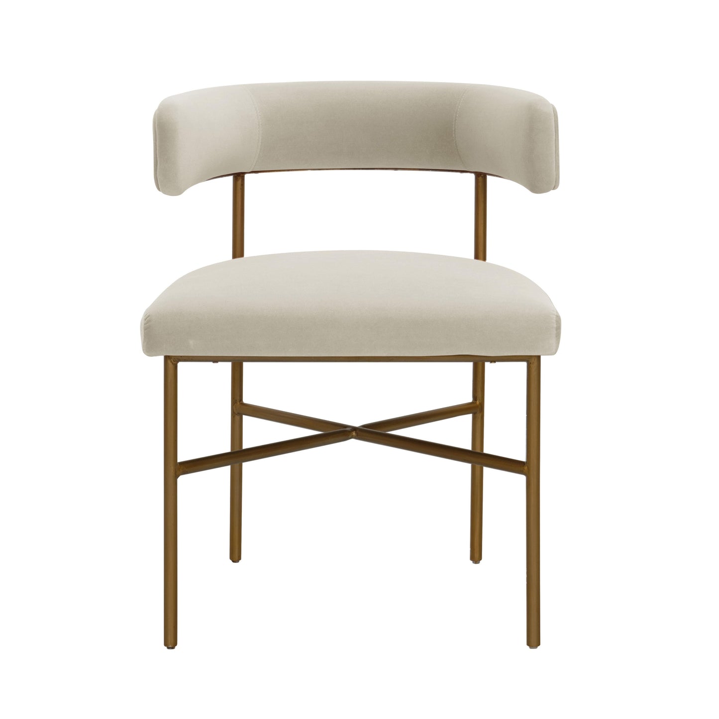 Kim Velvet Dining Chair by TOV D6434