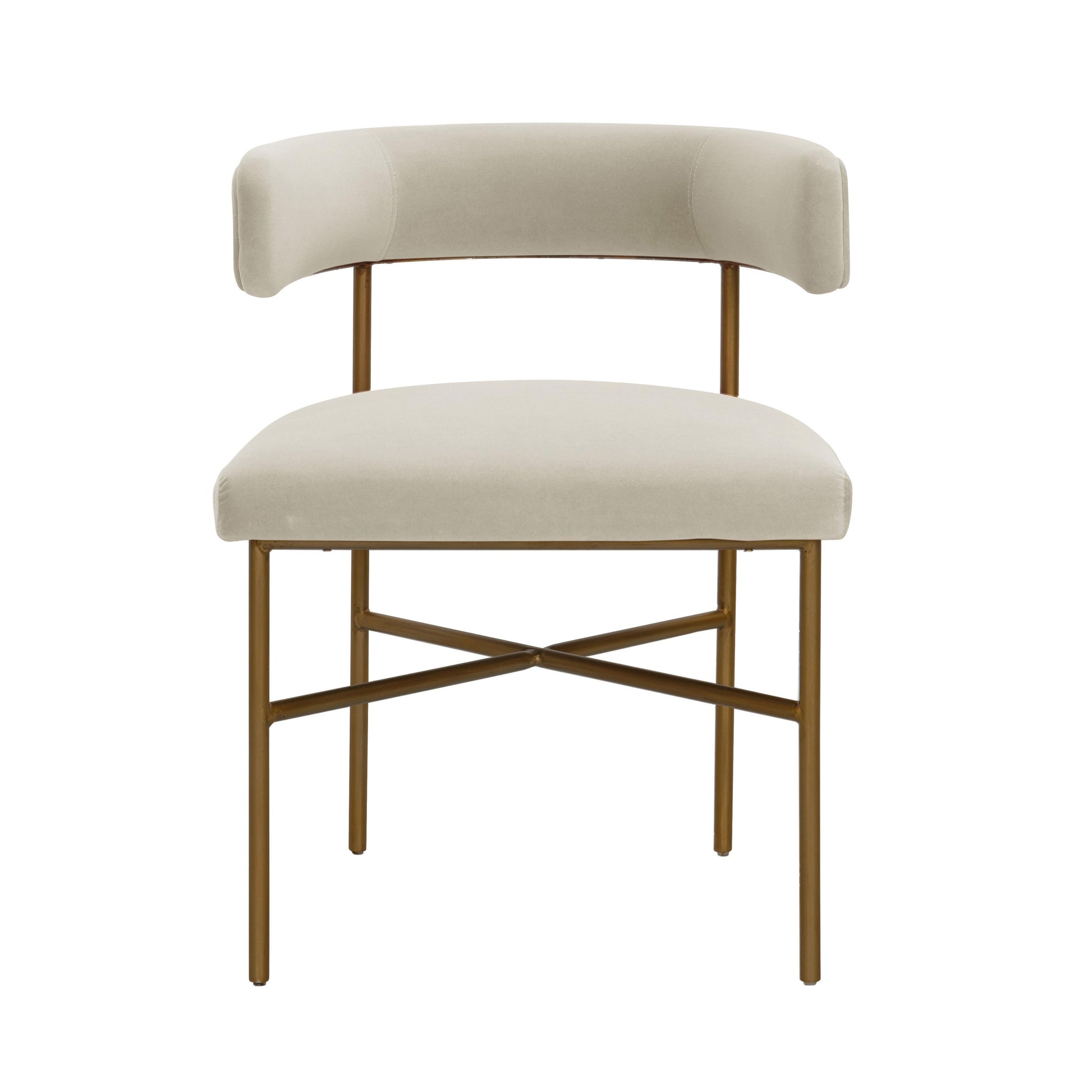 Kim Velvet Dining Chair by TOV D6434
