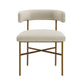 Kim Velvet Dining Chair by TOV D6432