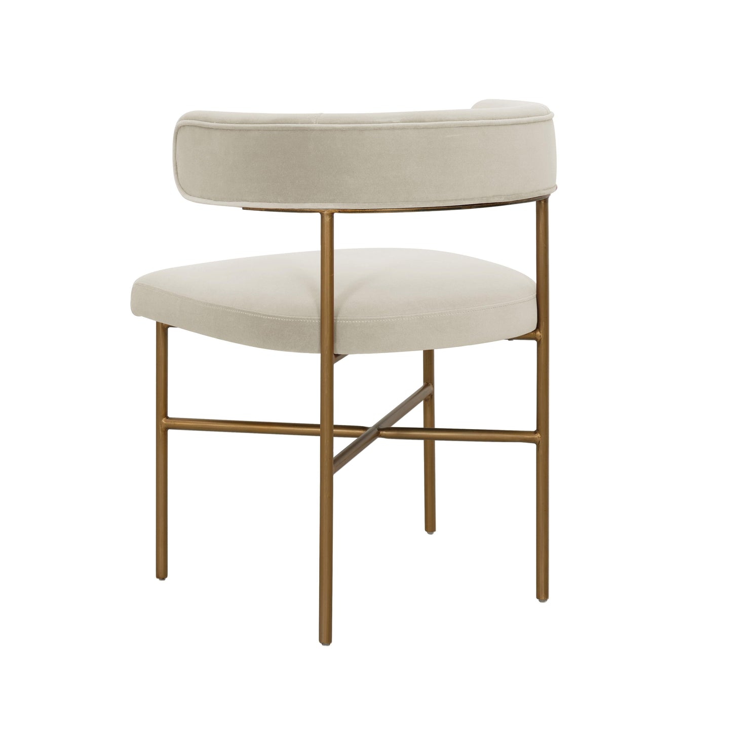 Kim Velvet Dining Chair by TOV D6434
